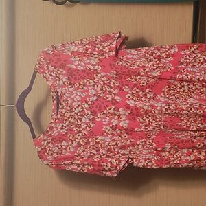 Abstract flowery dress xlp